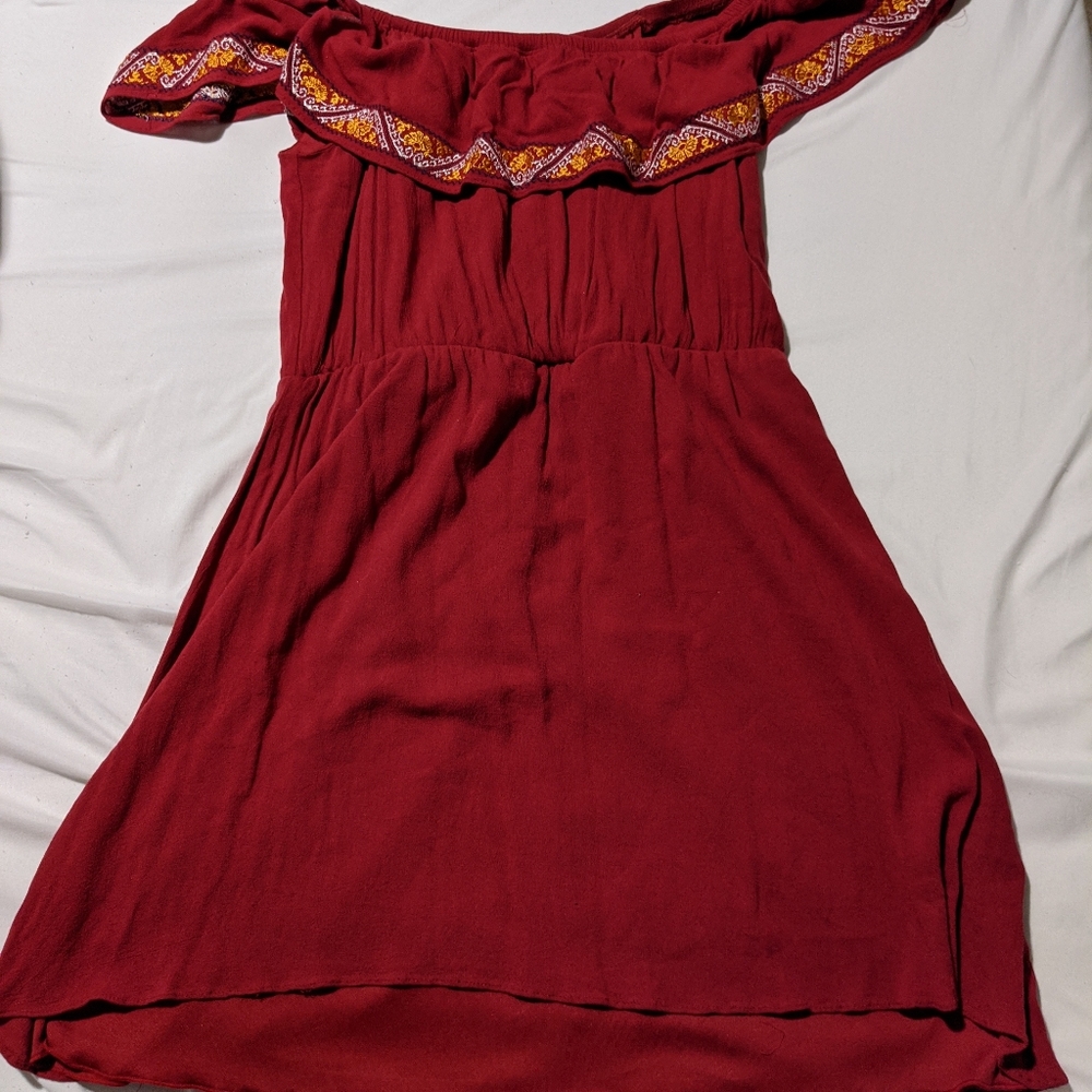 Red dress